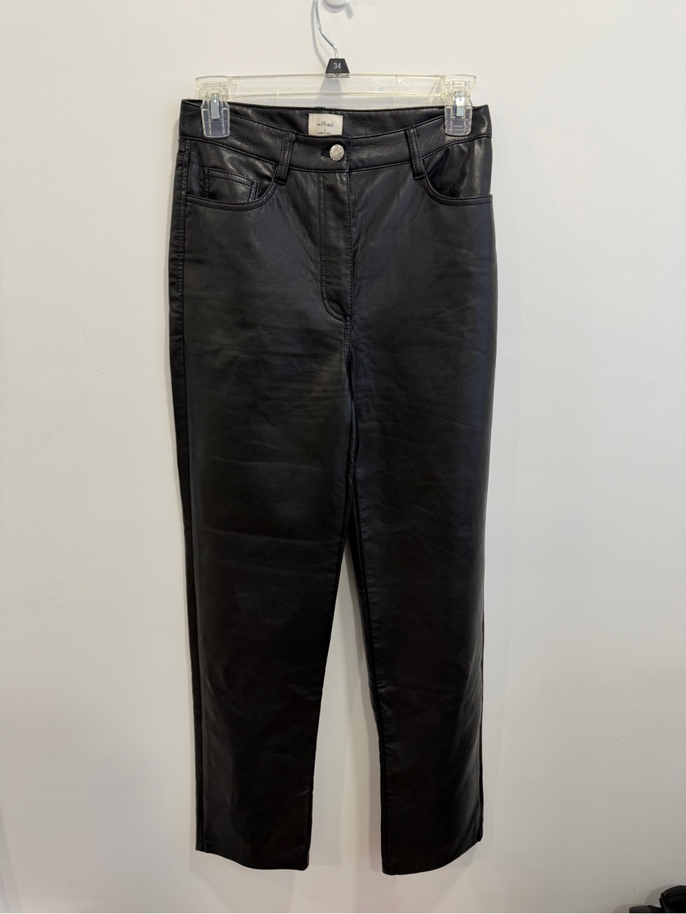 Wilfred - The Melina Leather Pant in Black - Picture 2 of 10